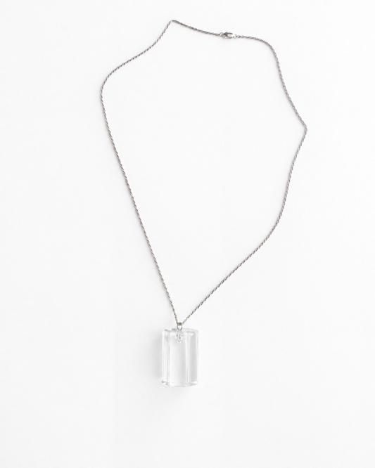 Polygon Necklace – Clear