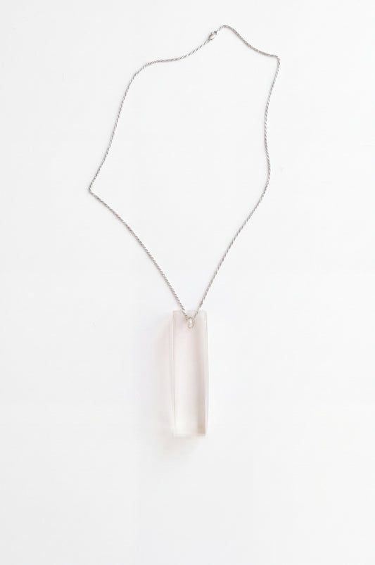Rectangle Necklace – Clear