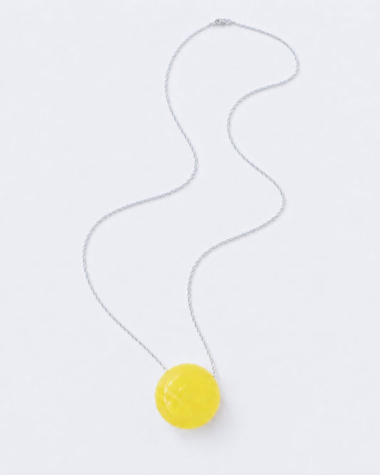 Sphere Necklace – Lemon Yellow