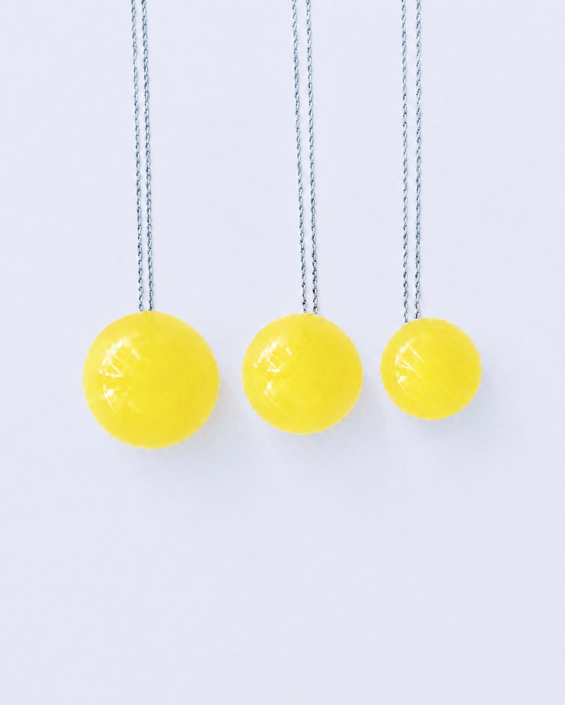 Sphere Necklace – Lemon Yellow