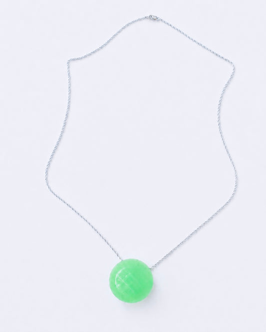 Sphere Necklace – Lime Green