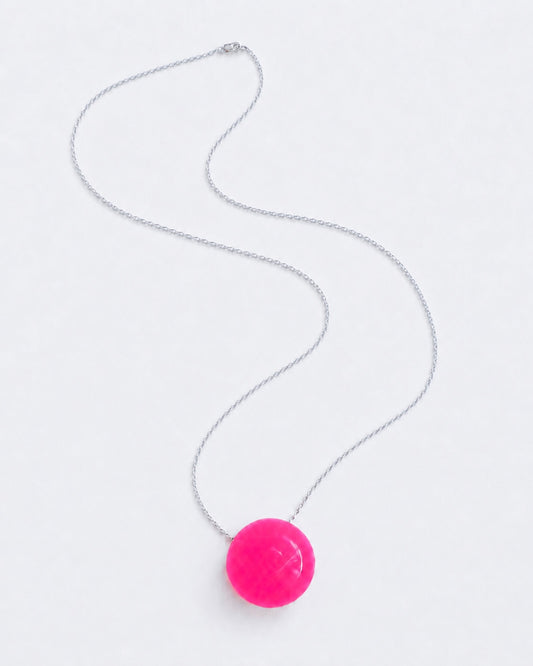 Sphere Necklace – Neon Pink